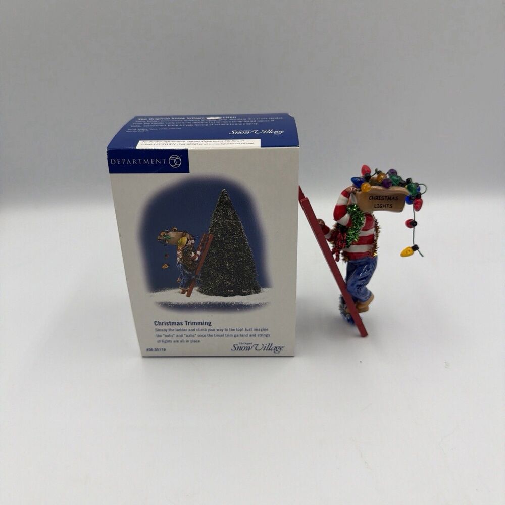 Dept 56 Christmas Trimming 56.55110 w/ Box Snow Village